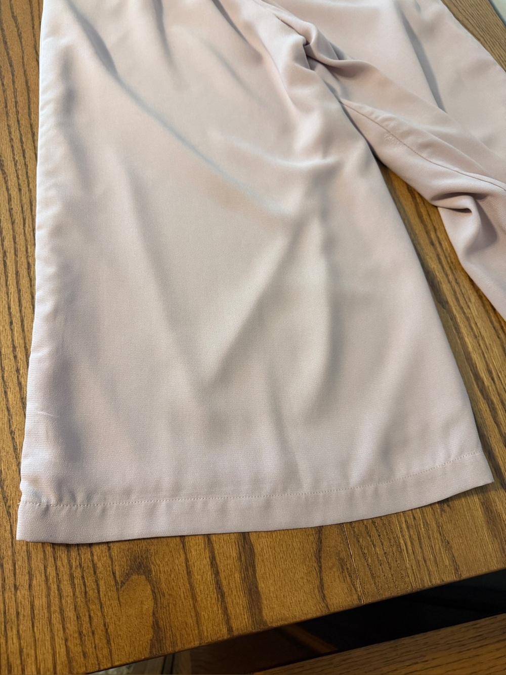 Lulus Dusty Rose Sleeveless Tie-Waist Wide-Leg Cropped Jumpsuit Sz S - Picture 6 of 13